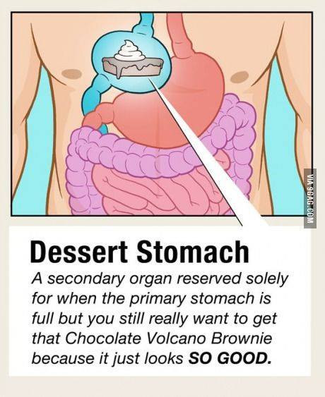 dessert stomach