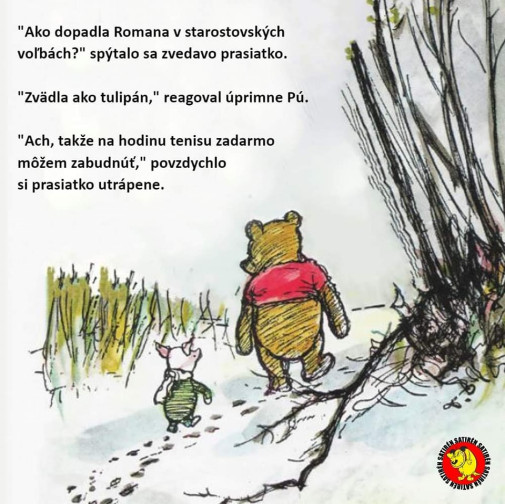smutné prasiatko, štastní Bratislavčania