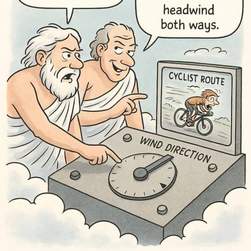 ako potesit cyklistu