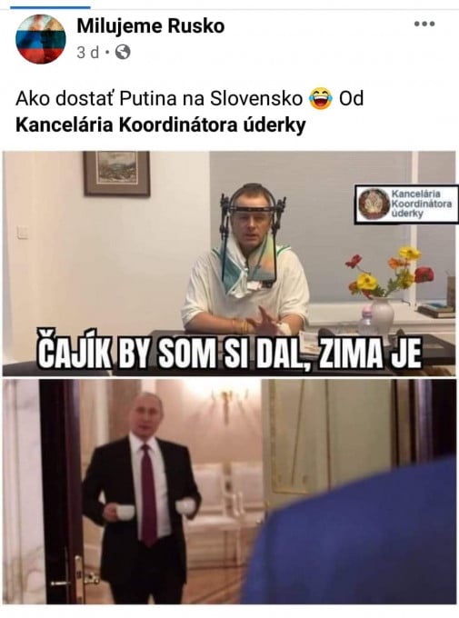 Putin pripravil caj