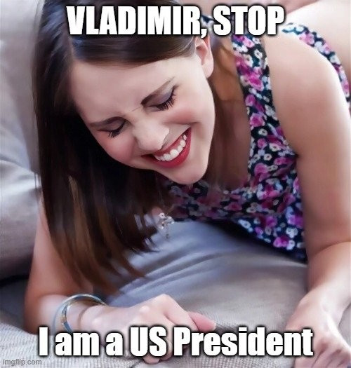 vladimir hobluje melaniu.?